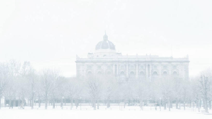 无人,宫殿,横图,室外,白天,雪,城市,建筑,奥地利,维也纳,冬天,天气,首都,寒冷,摄影,圆顶建筑,霍夫堡宫,彩图