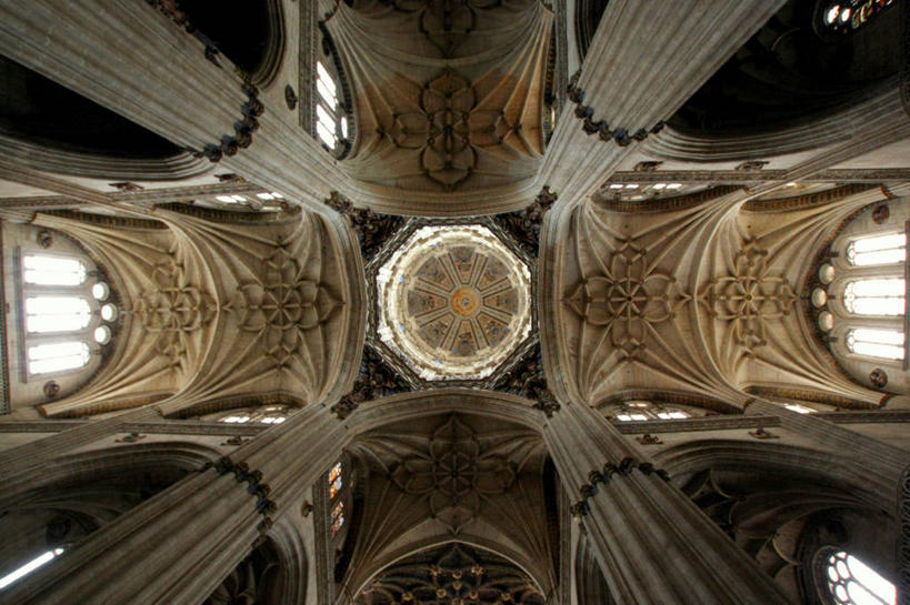 无人,教堂,横图,室内,天花板,西班牙,欧洲,柱子,拱门,注视,萨拉曼卡,观察,看,摄影,宗教,观看,察看,基督教,宗教建筑,关注,南欧,哥特式风格,西班牙王国,卡斯蒂利亚,莱昂,卡斯蒂利亚.莱昂,莱昂省,彩图,大教堂