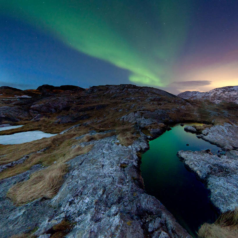 无人,方图,室外,白天,极光,美景,植物,挪威,景观,云,风景,天空,自然,景色,摄影,宁静,自然风光,死水,岩石,彩图