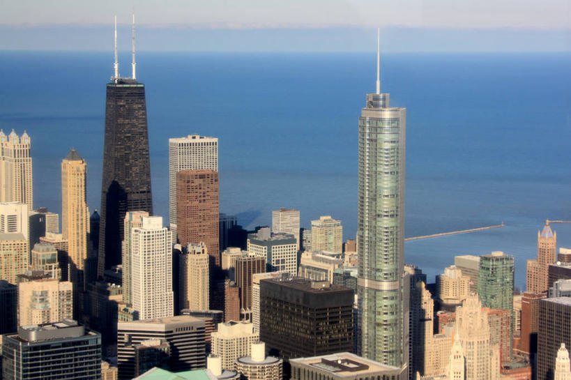 无人,横图,俯视,室外,白天,度假,海洋,美景,城市风光,城市,建筑,摩天大楼,美国,景观,水平线,塔,娱乐,现代,天空,享受,休闲,景色,放松,摄影,北美,北美洲,美洲,市区,伊利诺斯州,芝加哥,世界屠猪城,巨肩之城,劳动之城,伊利诺伊,伊利诺伊州,伊利诺州,芝加哥市,芝城,林肯之地,北亚美利加洲,亚美利加洲,约翰汉考克大厦,金融区,彩图,高角度拍摄,美利坚合众国