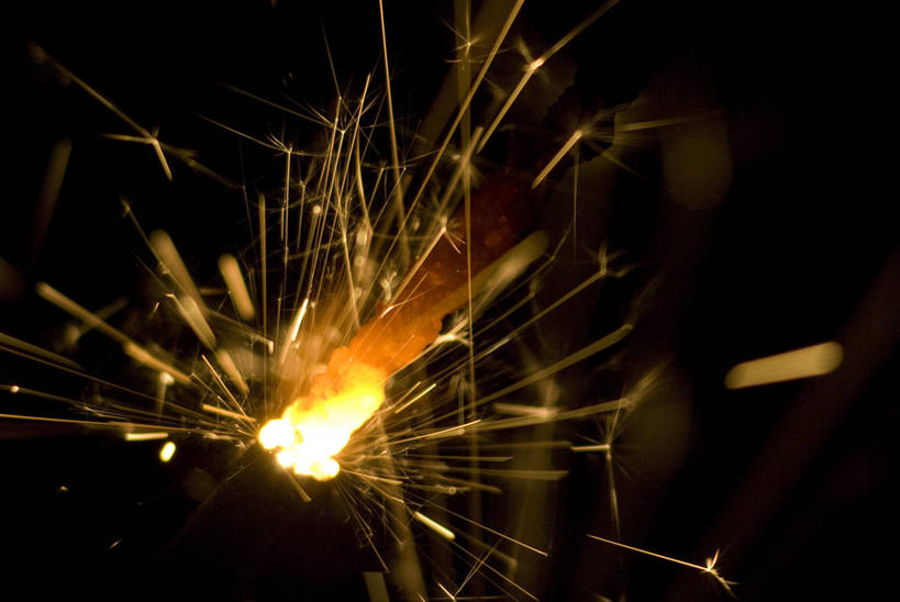 无人,横图,室外,夜晚,火,西班牙,火花,热,摄影,照亮,彩图