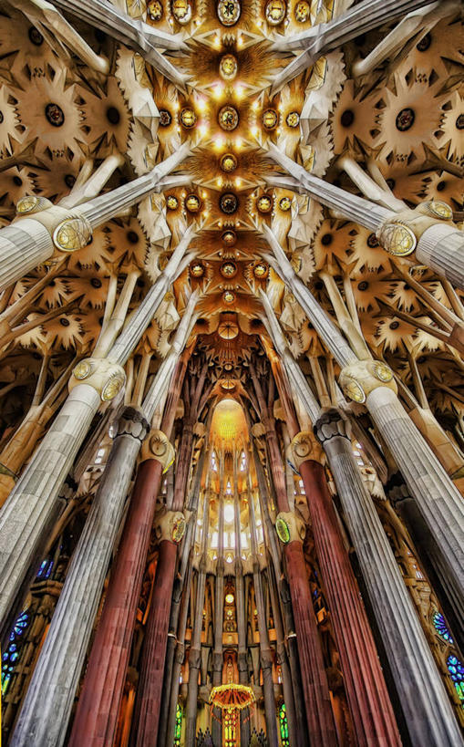 无人,工程师,建筑师,教堂,竖图,室内,天花板,建筑,西班牙,巴塞罗那,柱子,注视,观察,看,摄影,宗教,观看,照亮,察看,基督教,关注,水晶吊灯,圣家堂,式样,管理,建筑工程师,设计,彩图,画则师,图则师,则师,评估,人员,安东尼奥.高迪,高迪