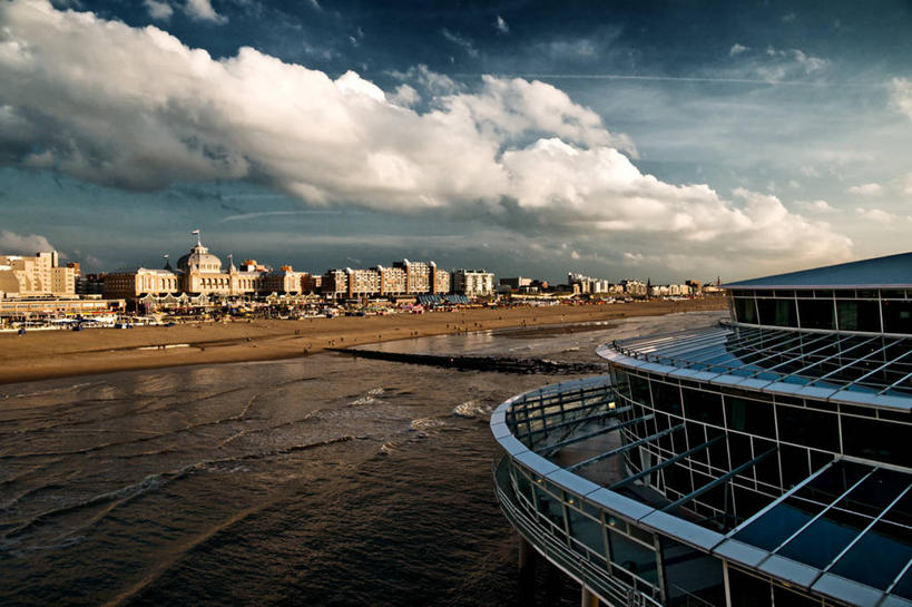 无人,码头,横图,室外,白天,度假,海洋,美景,城市风光,城市,建筑,荷兰,景观,云,娱乐,顶部,享受,休闲,景色,放松,摄影,部分,海滩,彩图,斯海弗宁恩