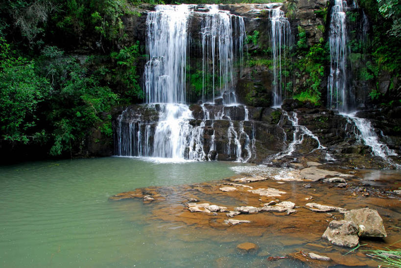 无人,横图,室外,白天,河流,美景,瀑布,景观,悬崖,树,风景,小溪,自然,景色,摄影,自然风光,圣卡塔琳娜,岩石,彩图