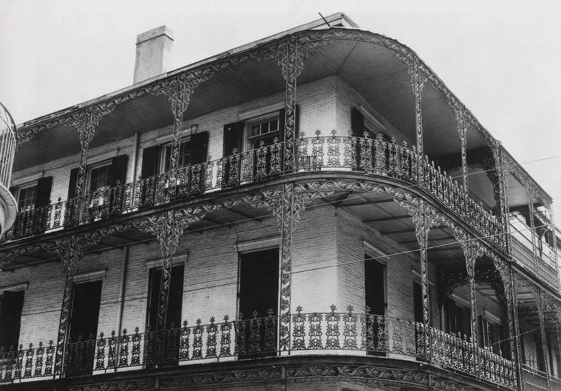 无人,横图,室外,白天,仰视,窗户,阳台,建筑,美国,百叶窗,角落,北,古典,历史,现代,地标建筑,社区,角度,摄影,北美,路易斯安那州,彩图,低角度拍摄,旅行