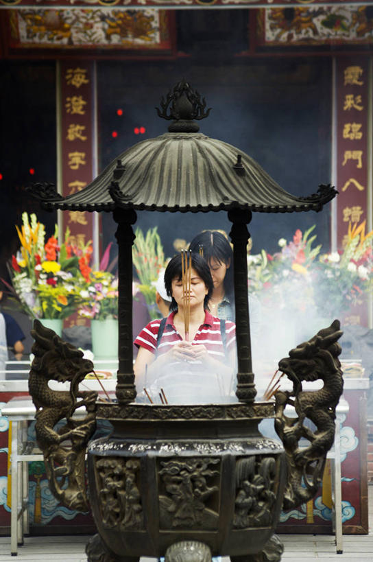 儿童,寺庙,竖图,台湾,首都,摄影,宗教,神殿,宗教建筑,台北,女孩,彩图