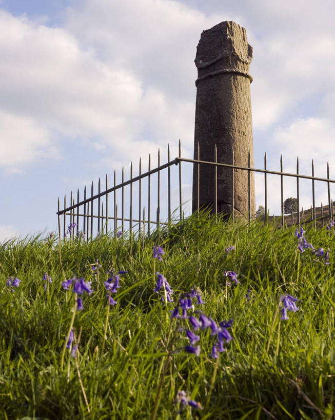 无人,栏杆,竖图,英国,柱子,云,纪念碑,野花,一个,摄影,单个,纪念,留念,怀念,威尔士,登比郡,彩图,影棚拍摄,雕刻术,北威尔士