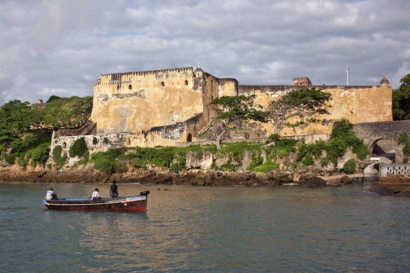 无人,横图,室外,海洋,建筑,非洲,肯尼亚,河岸,城镇,公寓,摄影,尖塔,住房,蒙巴萨岛,海滩,彩图,旅行,海港