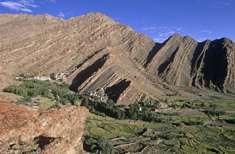 无人,农场,横图,室外,农业,山,山脉,印度,亚洲,反射,田地,高处,山谷,风景,摄影,宗教,佛教,修道院,南亚,干的,喜马拉雅山脉,印度共和国,克什米尔,印度河,查谟.克什米尔,查谟.克什米尔邦,彩图,旅行,爱,喀什米尔,克什米尔地区