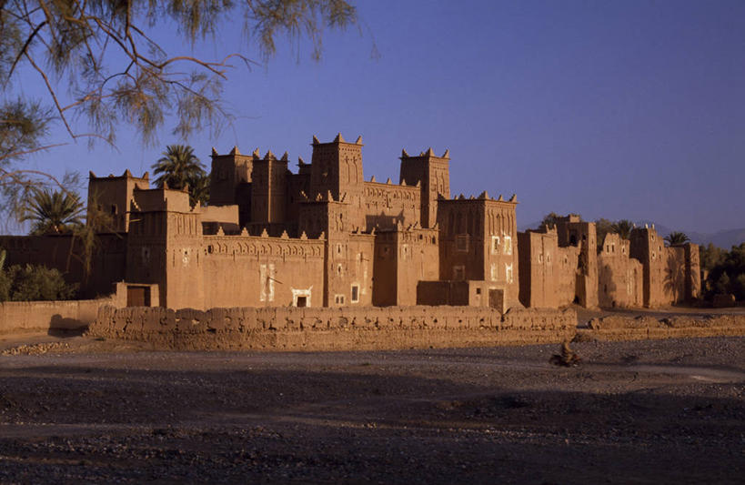 无人,横图,室外,留白,建筑,非洲,摩洛哥,山谷,城墙,力量,摄影,绿洲,要塞,非洲文化,摩洛哥文化,彩图,柏柏尔人