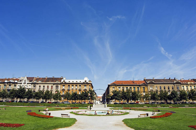 无人,横图,方图,室外,建筑,欧洲,克罗地亚,地面,首都,摄影,巴尔干,前南斯拉夫,萨格勒布,彩图