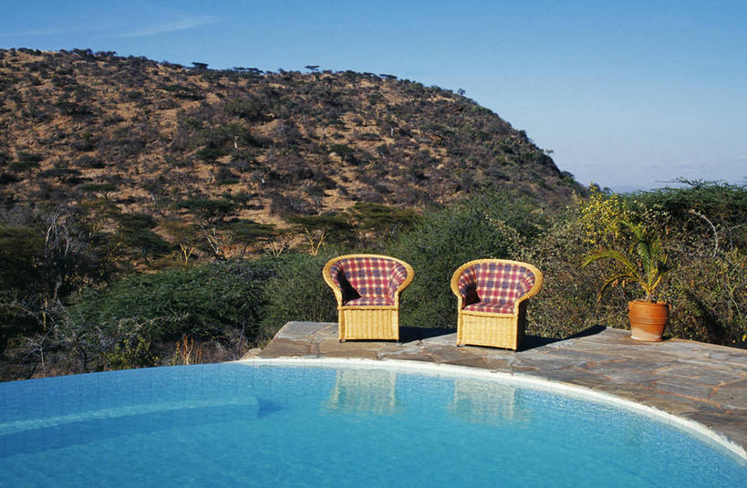 无人,游泳池,横图,度假,水,椅子,非洲,肯尼亚,反射,摄影,宁静,彩图