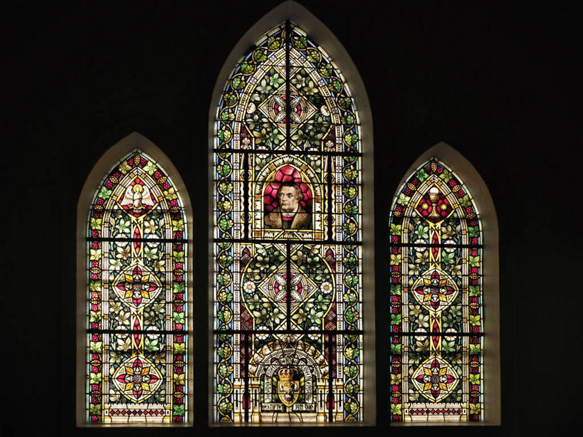 无人,教堂,横图,纳米比亚,摄影,宗教建筑,彩色玻璃,纳米布沙漠,吕德里茨,彩图,帝国