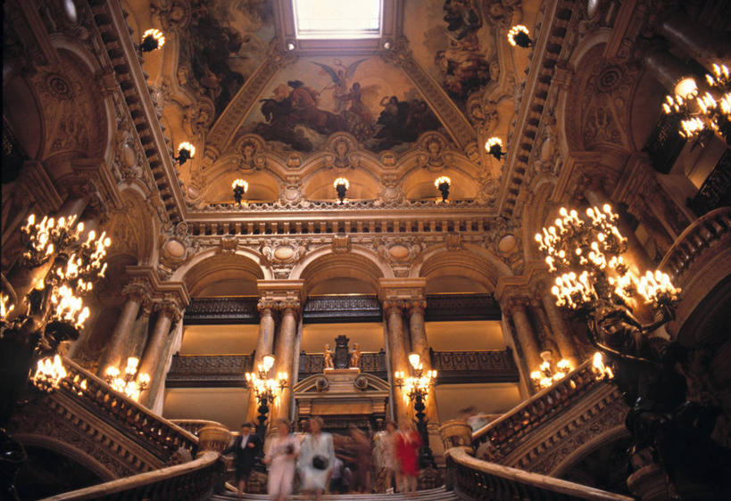 横图,室内,建筑,法国,巴黎,欧洲,歌剧院,首都,摄影,法国文化,彩图,旅行