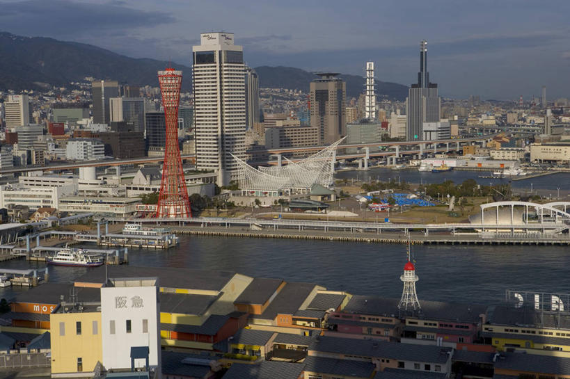 无人,横图,室外,天际线,城市,日本,亚洲,日本文化,摄影,本州,神户,彩图