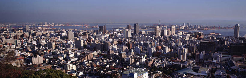 无人,横图,全景,室外,天际线,城市,日本,亚洲,摄影,神户,彩图