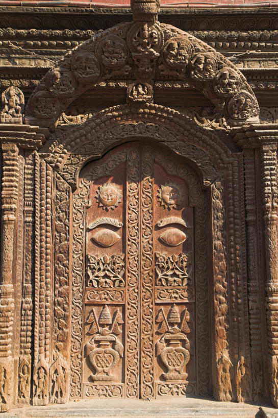 无人,竖图,门,尼泊尔,亚洲,门口,首都,摄影,加德满都,巴格马提河,帕坦,彩图