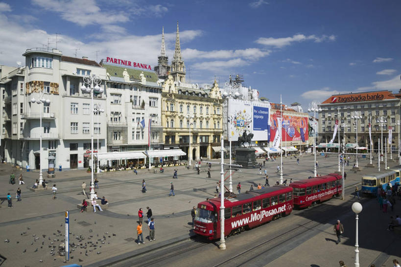 无人,横图,城市,欧洲,克罗地亚,公共交通,首都,缆车,摄影,地中海文化,巴尔干,东欧,萨格勒布,彩图