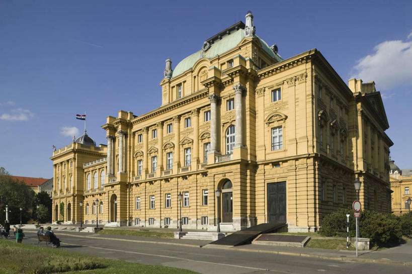 无人,横图,城市,建筑,欧洲,克罗地亚,首都,摄影,地中海文化,巴尔干,东欧,萨格勒布,彩图