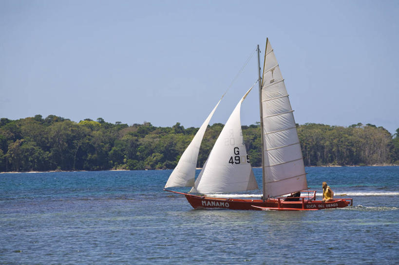 帆船,无人,横图,船,加勒比海,巴拿马,游艇,交通工具,大西洋,摄影,航海,中美洲,拉丁美洲,载具,彩图