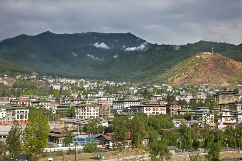 无人,横图,室外,白天,度假,美景,森林,山,山脉,城市风光,城市,不丹,景观,首都,娱乐,享受,休闲,景色,放松,摄影,廷布,针叶树,彩图