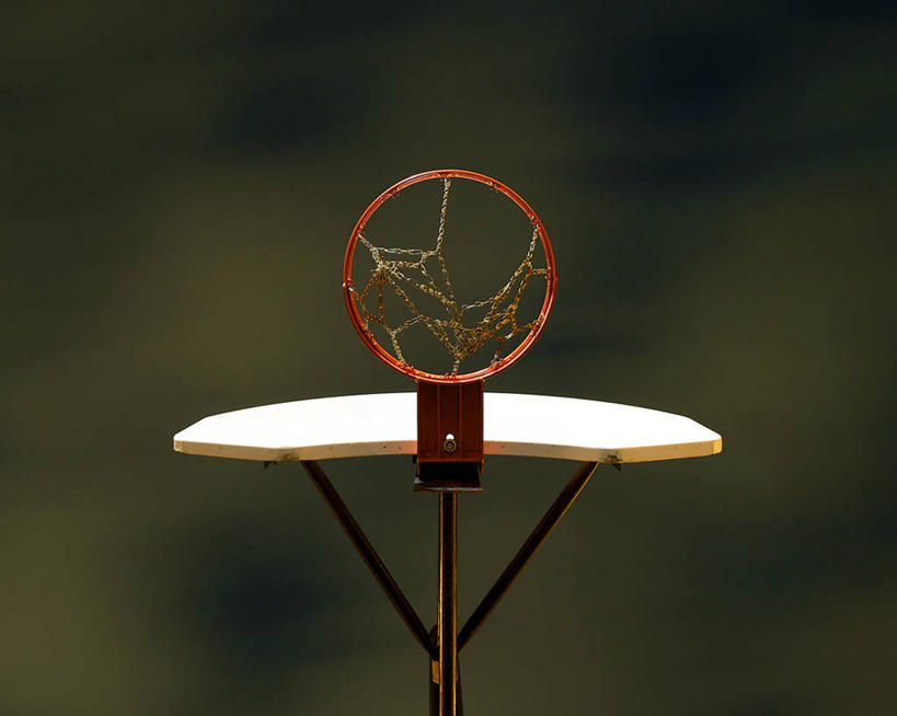 无人,横图,室外,白天,运动,美国,篮球框,注视,观察,看,摄影,观看,铁环,锁链,链条,察看,束缚,关注,限制,渴望,约束,彩图