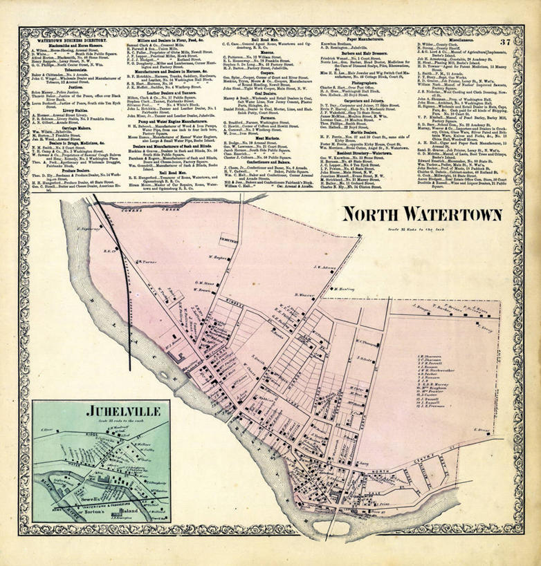 无人,竖图,地图,城镇,历史,古董,纽约州,彩图