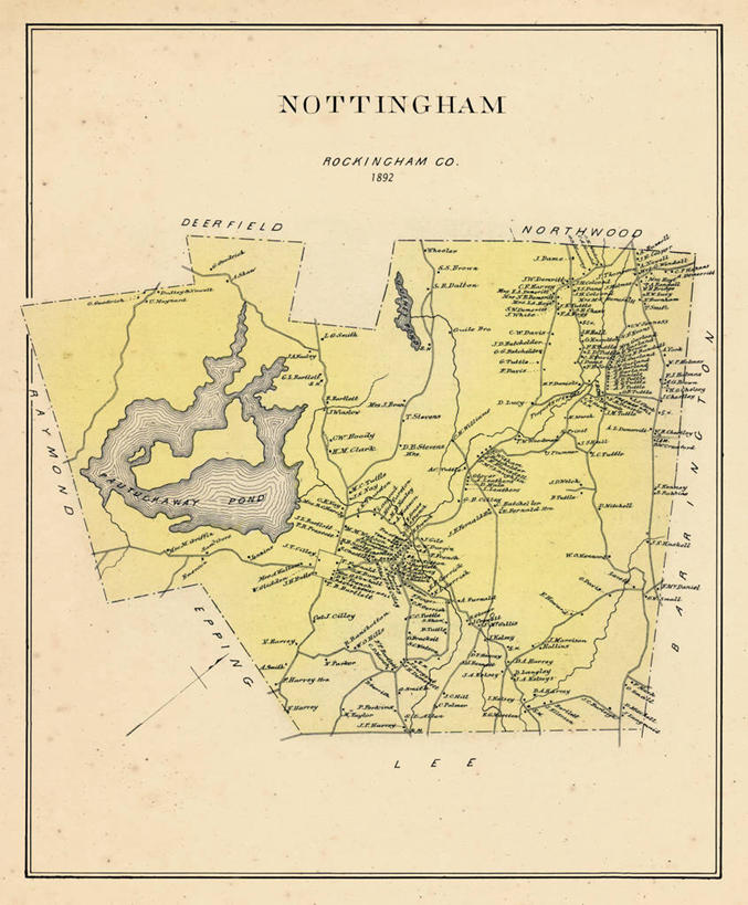无人,竖图,地图,美国,历史,古董,北美,北美洲,美洲,新罕布什尔州,北亚美利加洲,亚美利加洲,新罕布什尔,新罕布夏州,花岗岩州,花冈岩之州,滑雪之州,新英格兰,诺丁汉,纽英仑,彩图,美利坚合众国