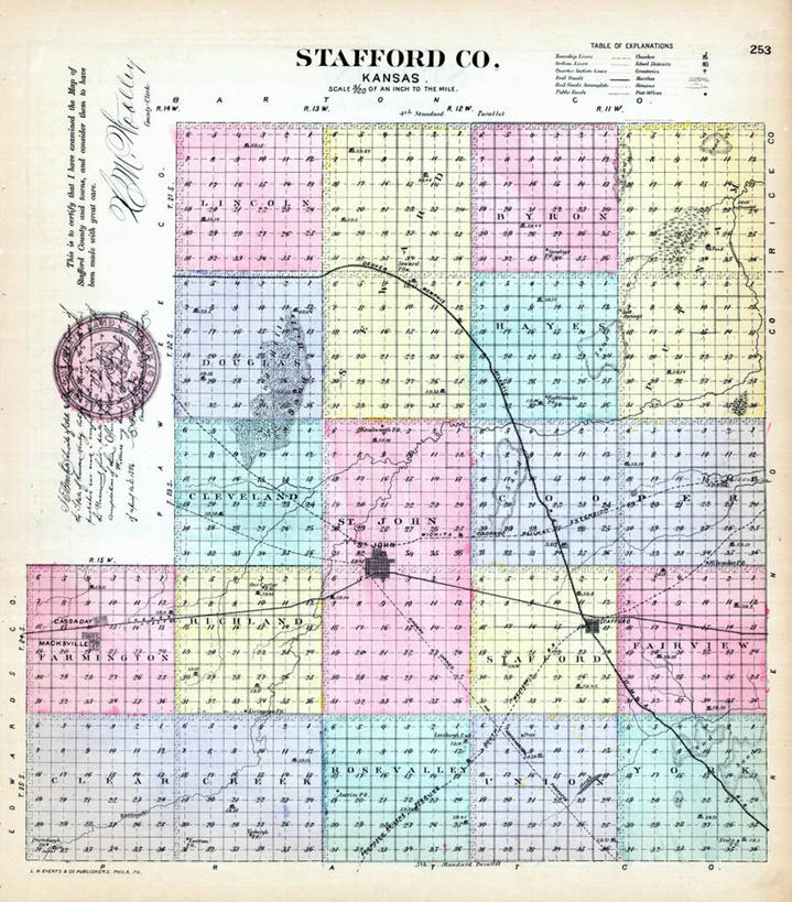 无人,竖图,地图,历史,古董,堪萨斯,彩图