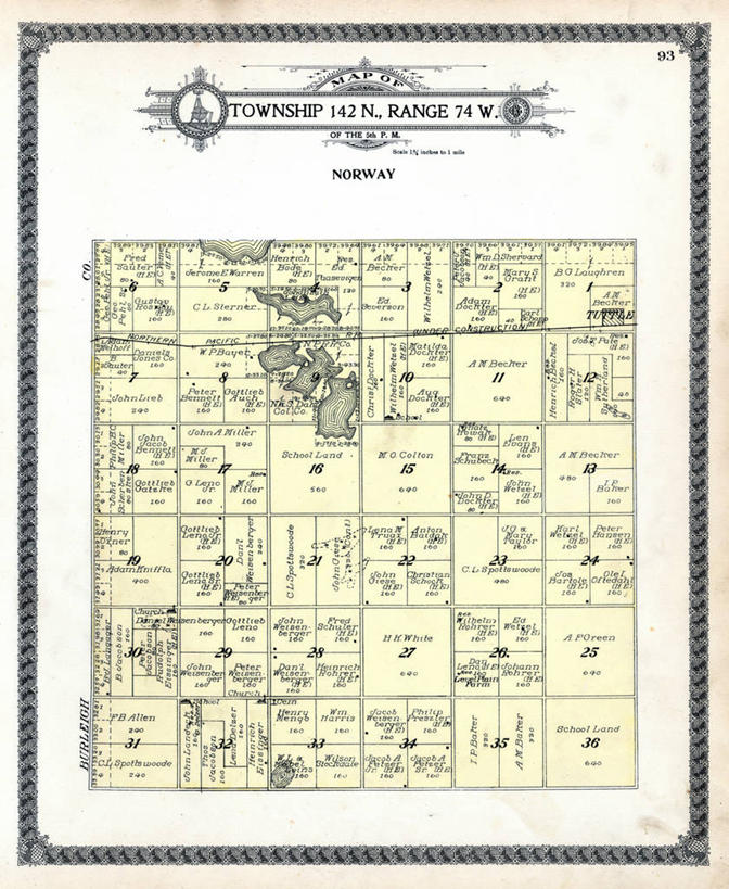 无人,竖图,地图,挪威,历史,古董,北达科他州,彩图,地图学