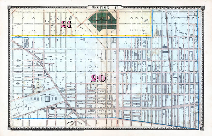 无人,横图,地图,城镇,历史,墓地,古董,宾夕法尼亚,彩图,地图学