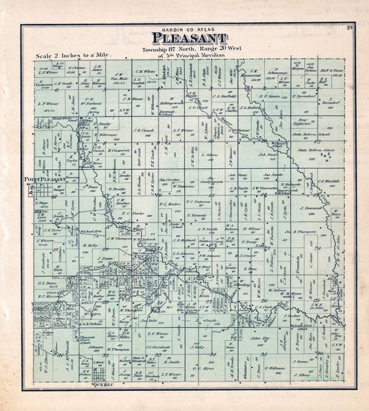 无人,竖图,地图,历史,古董,魁北克,彩图,地图学,爱荷华