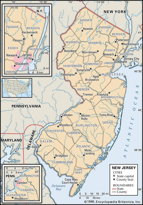 无人,竖图,海洋,湖,河流,地图,纽约,美国,海岸线,方向,大西洋,指导,英文字母,比例,宾夕法尼亚,新泽西,彩图