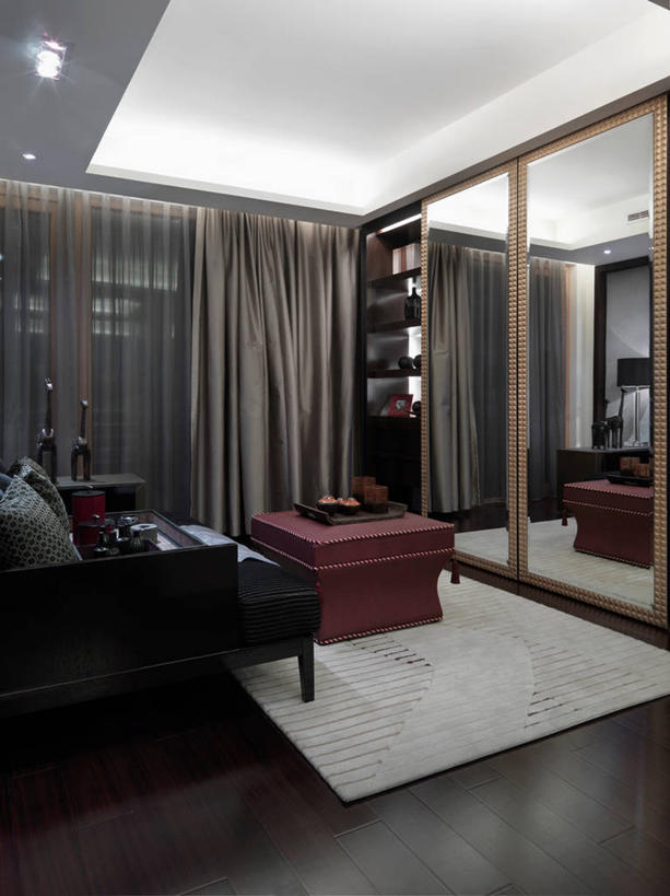 无人,竖图,室内,家具,建筑,上海,亚洲,小的,反射,反射镜,建筑材料,硬木