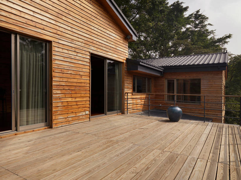 无人,家,露台,横图,室外,白天,森林,阳台,建筑,台湾,日光,亚洲,木制,房屋,陆地,干净,现代,自然,社区,建造,环境,台北,露天阳台,当代