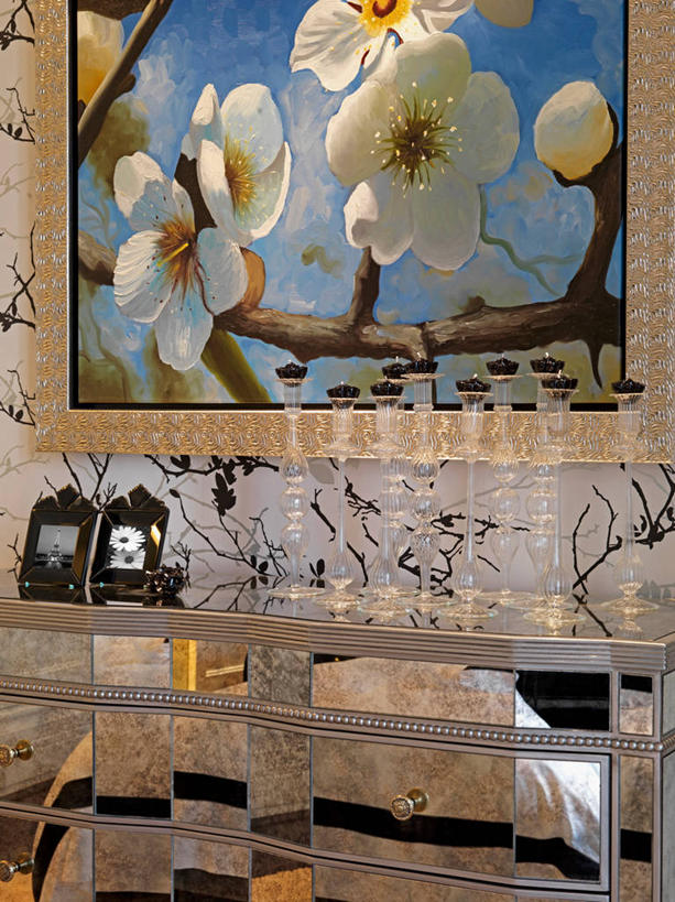 无人,竖图,室内,家具,镜子,上海,亚洲,装饰,反射,梳妆台,现代,装饰物,反射镜,当代