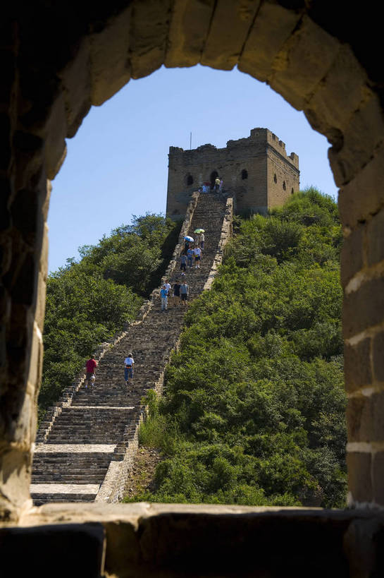 白天,旅游,度假,名胜古迹,山,标志建筑,地标,建筑,北京,长城,中国
