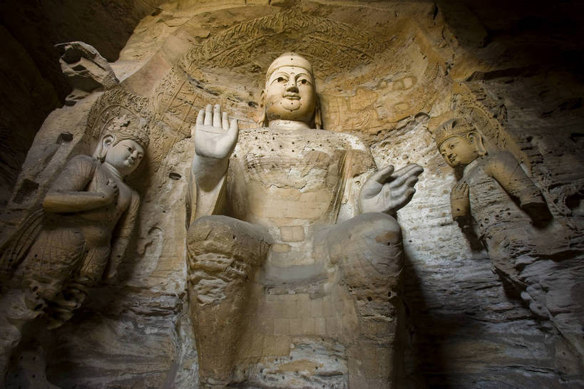 横图,彩色,室外,白天,旅游,建筑,雕塑,大同,中国,亚洲,装饰,纹路,雕像,纹理,文化遗产,历史,佛,古代,摄影,佛教,古代建筑,华丽,修饰,点缀,中国文化,石窟,东亚,山西省,肌理,云冈石窟,中华人民共和国,衬托,美观,雅致,雅观,古远,古代文明,彩图,旅行,目的地,传统文化,bj174