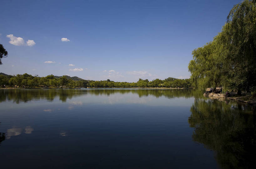 宫殿,横图,室外,白天,湖,建筑,避暑山庄,中国,亚洲,历史,古代,倒影,旅游胜地,摄影,东亚,世界文化遗产,中华人民共和国,华北地区,河北,河北省,冀,承德,承德市,古远,展馆,彩图,承德避暑山庄,承德离宫,热河行宫,bj174