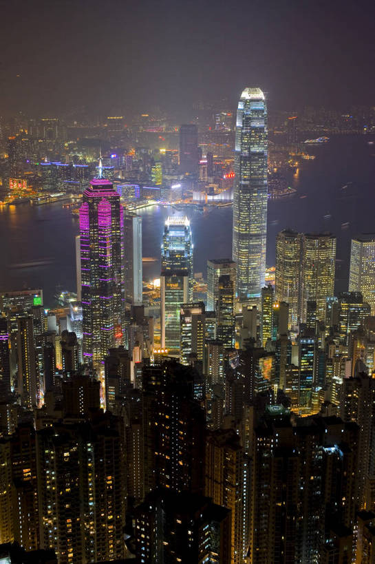 彩色,室外,夜晚,旅游,度假,名胜古迹,标志建筑,地标,建筑,夜景,香港