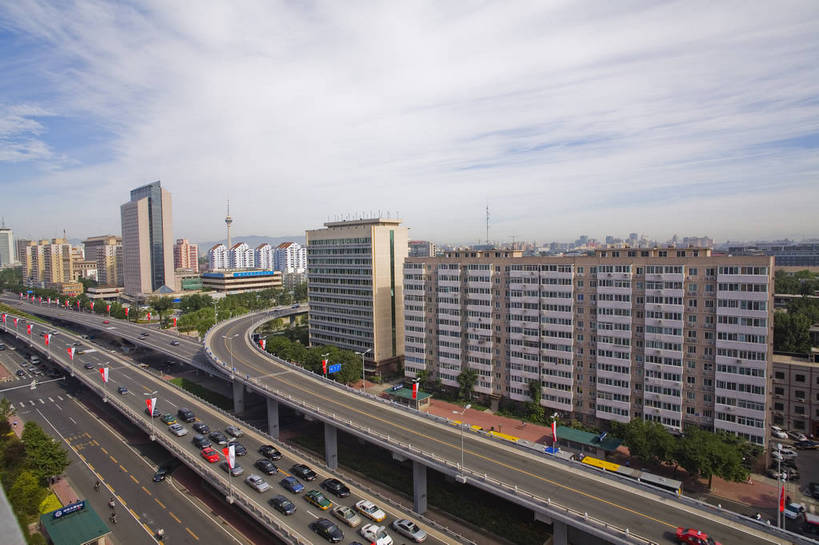 横图,彩色,室外,白天,旅游,度假,办公楼,名胜古迹,城市风光,标志建筑,大厦,道路,地标,建筑,立交桥,路,公路,北京,中国,亚洲,遗迹,景观,交通,首都,都市,古迹,文物,娱乐,建设,古建筑,现代建筑,享受,休闲,远景,旅游胜地,放松,运输,摄影,中国文化,长安街,古文明,东亚,中华人民共和国,繁荣,发达,马路,旅行,bj174
