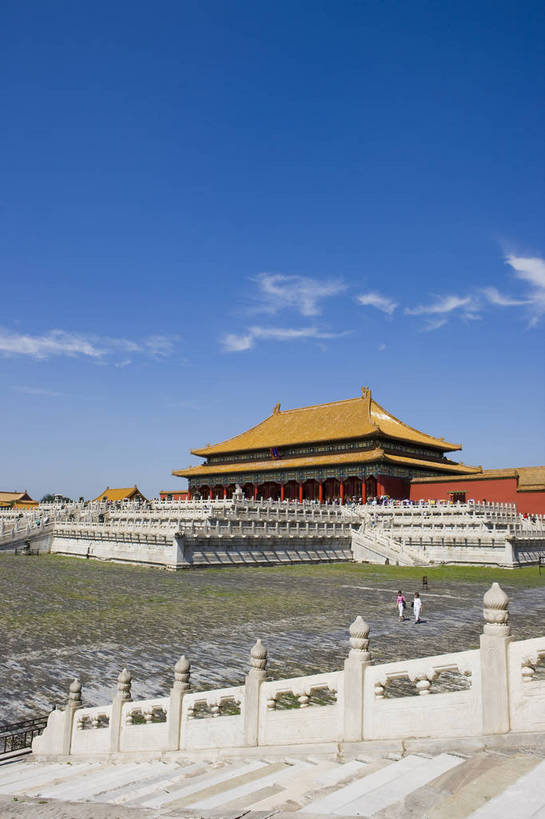 故宫,竖图,室外,白天,建筑,北京,中国,亚洲,雕刻,历史,古代,白云,天空,中国文化,东亚,中华人民共和国,古远,皇家,传统文化,bj174