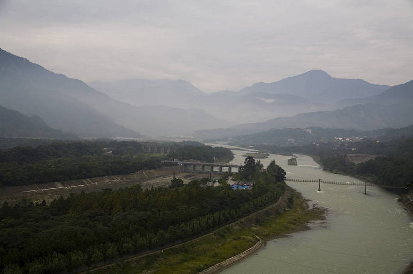 无人,横图,彩色,室外,白天,旅游,度假,名胜古迹,标志建筑,地标,建筑,都江堰,中国,亚洲,遗迹,文化遗产,古迹,文物,娱乐,建设,古建筑,享受,休闲,旅游胜地,放松,摄影,四川省,古代建筑,中国文化,古文明,东亚,中华人民共和国,旅行,bj174
