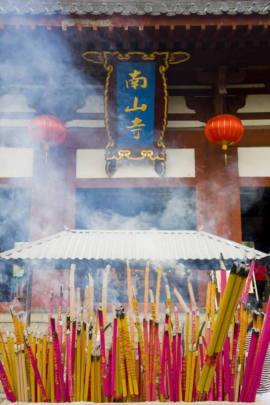 寺庙,竖图,彩色,室外,特写,白天,旅游,标志建筑,地标,建筑,三亚,中国