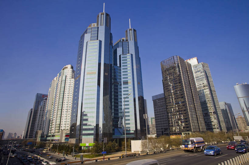 无人,横图,室外,白天,旅游,度假,商务,名胜古迹,标志建筑,城市,道路,地标,建筑,汽车,北京,中国,亚洲,遗迹,景观,交通,首都,古迹,文物,娱乐,建设,现代,古建筑,天空,享受,休闲,旅游胜地,摩天大厦,商务楼,放松,金融,经济,贸易,金融中心,古文明,东亚,中华人民共和国,北京市,京,北平,华北地区,繁荣,旅行,商业,北京CBD,北京商务中心区,中国北京大北窑,嘉里中心,bj174