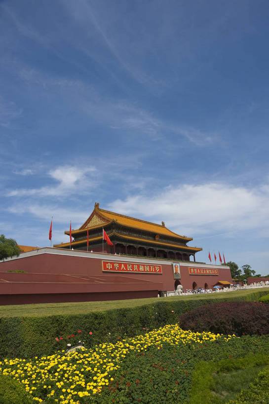 无人,摄影师,天安门,竖图,彩色,室外,白天,旅游,名胜古迹,建筑,北京
