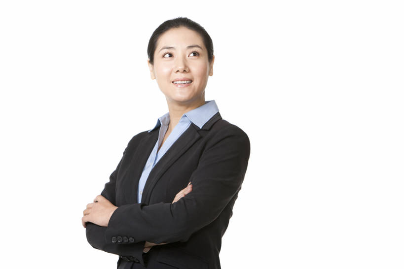 东方人,成年人,中年人,一个人,商务人士,商务女性,站,笑,双手交叉,微笑,露齿笑,横图,留白,白色背景,侧面,仰视,商务,快乐,骄傲,成功,信心,技术,中国,亚洲,仅一个女性,仅一个人,套装,仅一个中年女性,技巧,双手抱胸,手艺,商务装,工薪阶层,东亚,北京市,技能,技艺,女人,女性,中年女性,亚洲人,中国人,白领,上班族,半身,彩图,低角度拍摄,影棚拍摄,妙技,本领,bj175